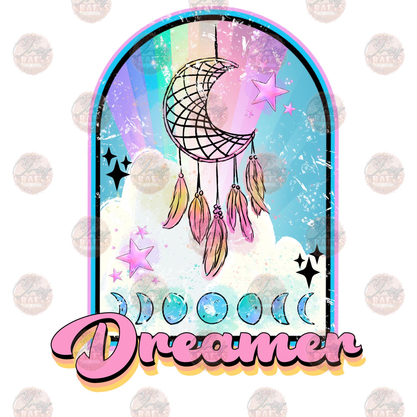Dream Catcher Pink Transfer