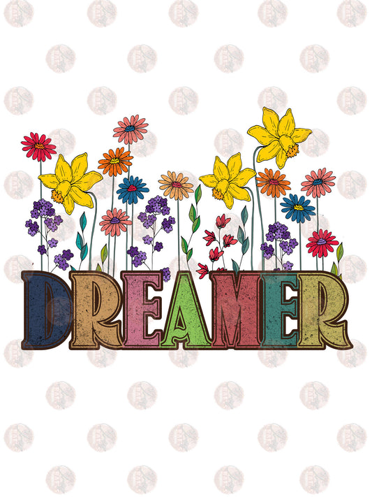 Dreamer Floral Transfer
