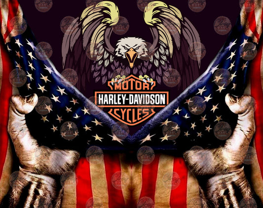 Eagle Motorcycle Tumbler Wrap