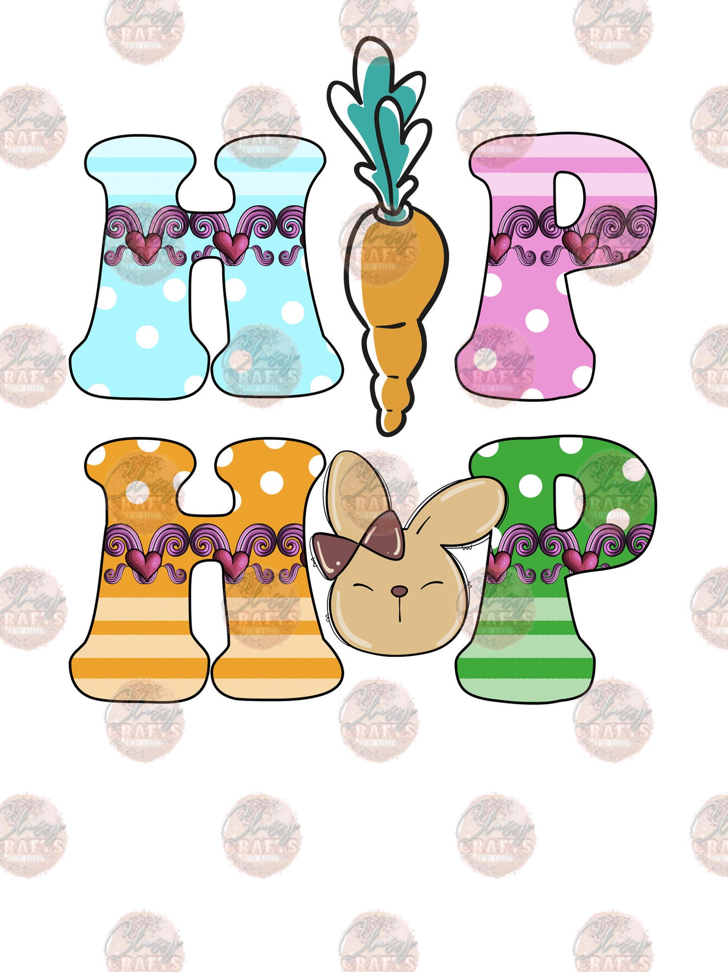 Easter Hop Hop Transfer