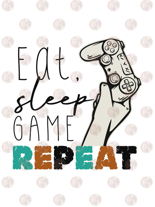 Eat Sleep Game Repeat Transfer