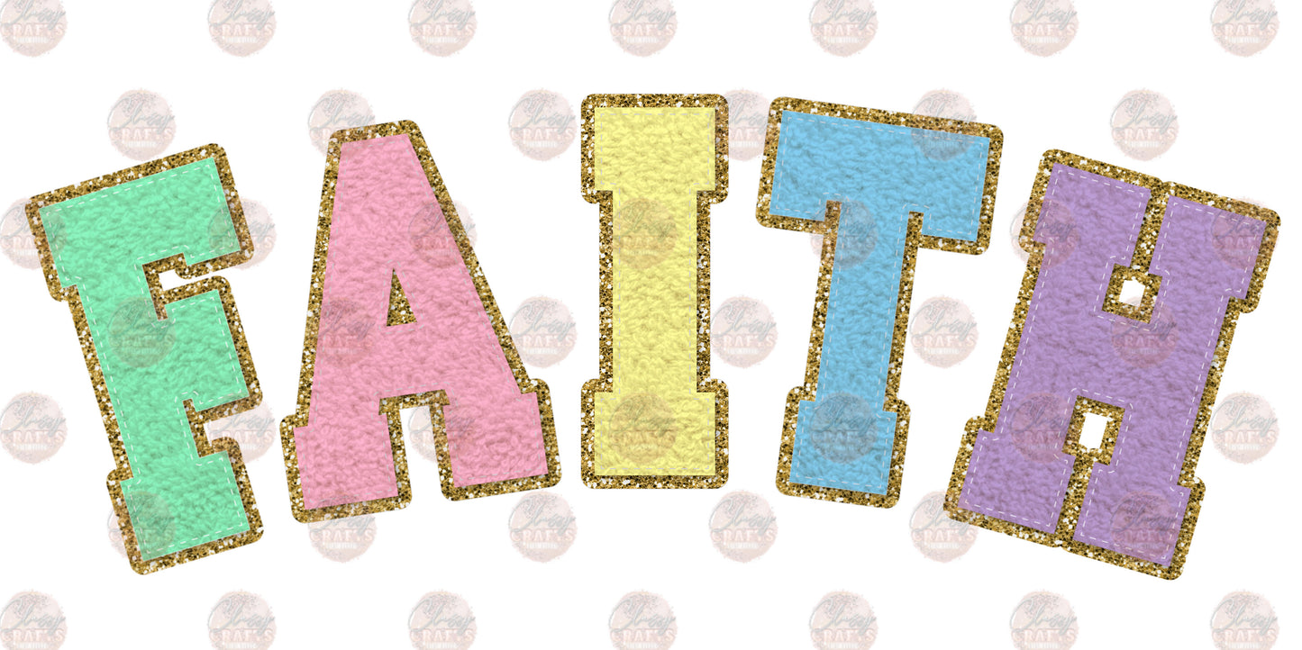 Faux Patch Faith Transfer