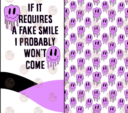 Fake Drippy Tumbler Wrap