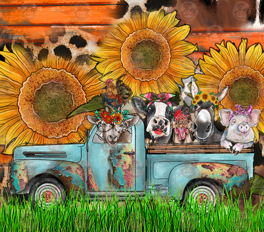 Farm Animals Tumbler Wrap