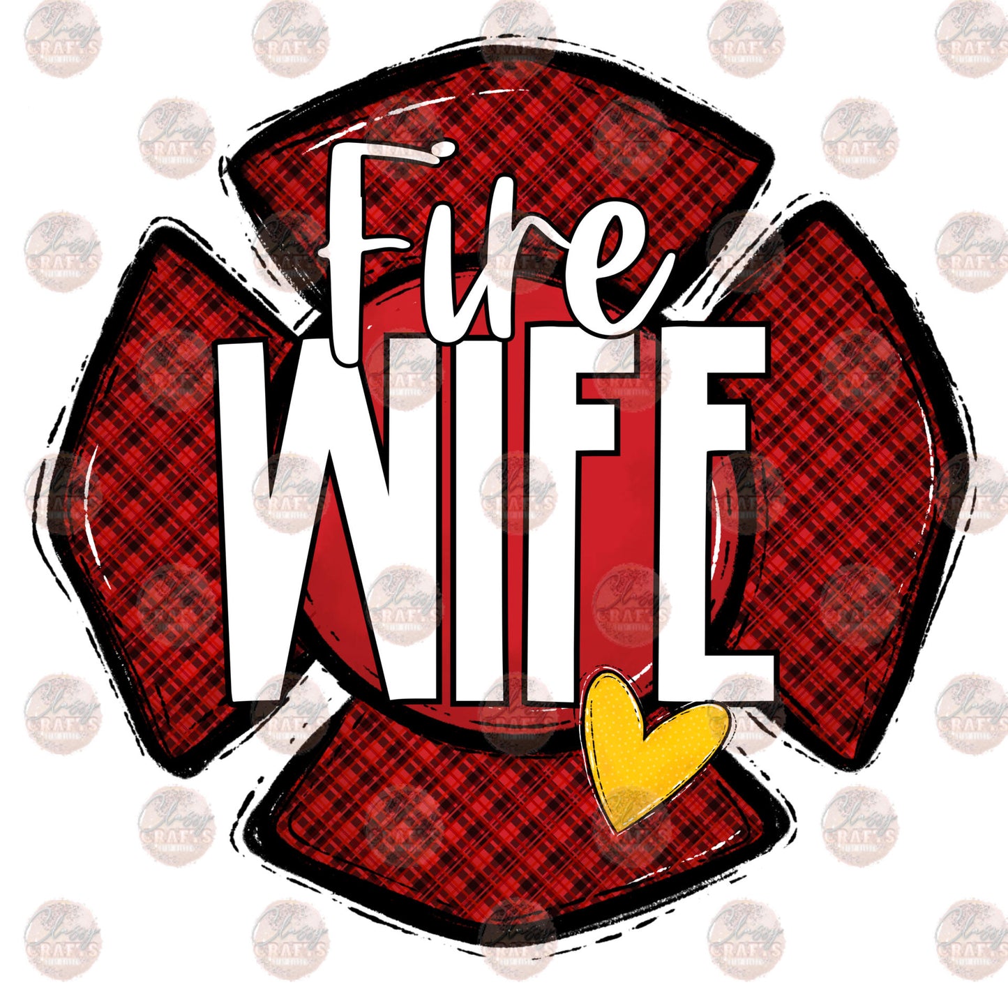 Fire Wife - Sublimation Transfer