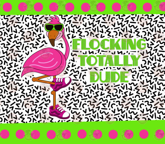 Flocking Totally Tumbler Wrap