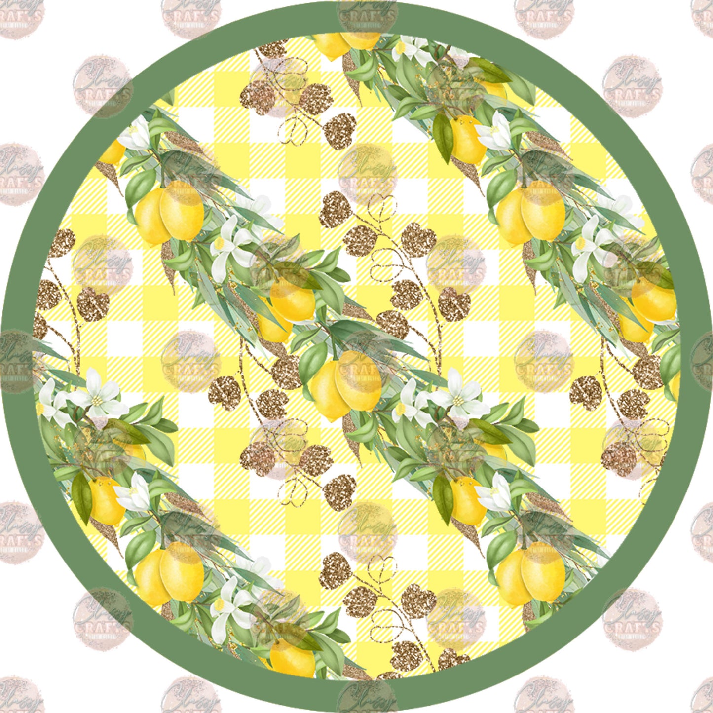 Floral Design 18 Car Coaster - Sublimation Transfer