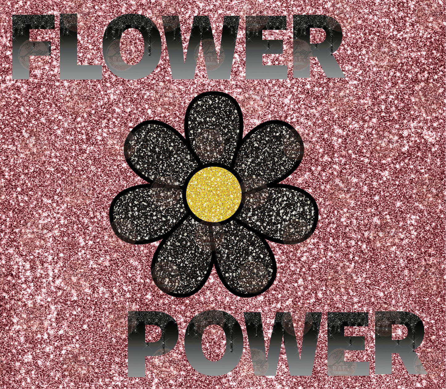 Flower Power Tumbler Wrap