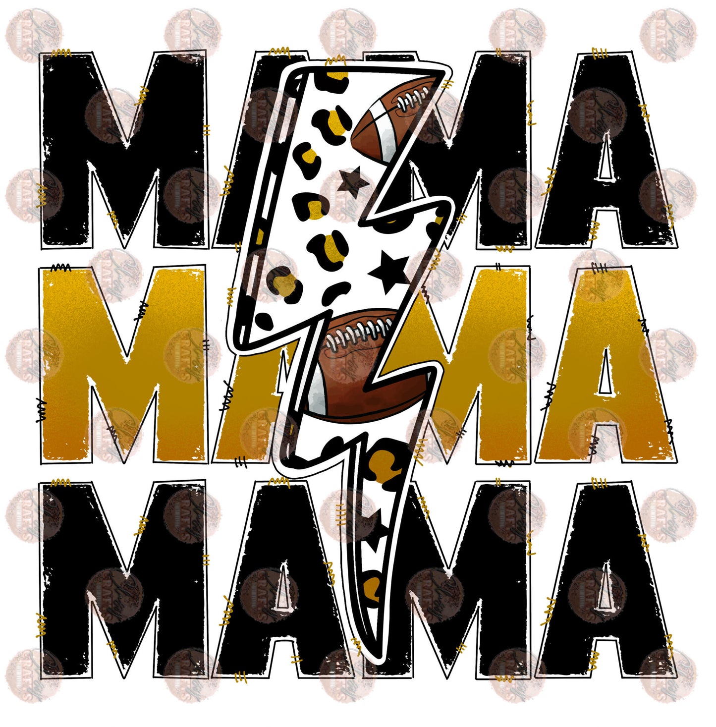 Football Mama Gold Transfer