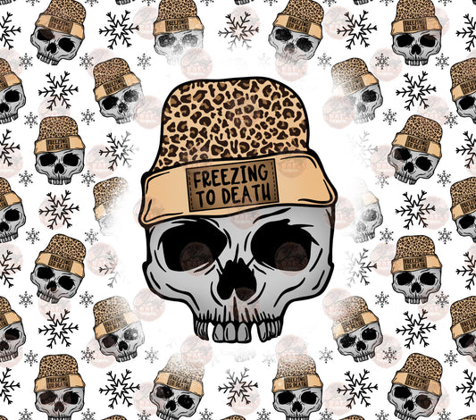 Freezing To Death Tumbler Wrap