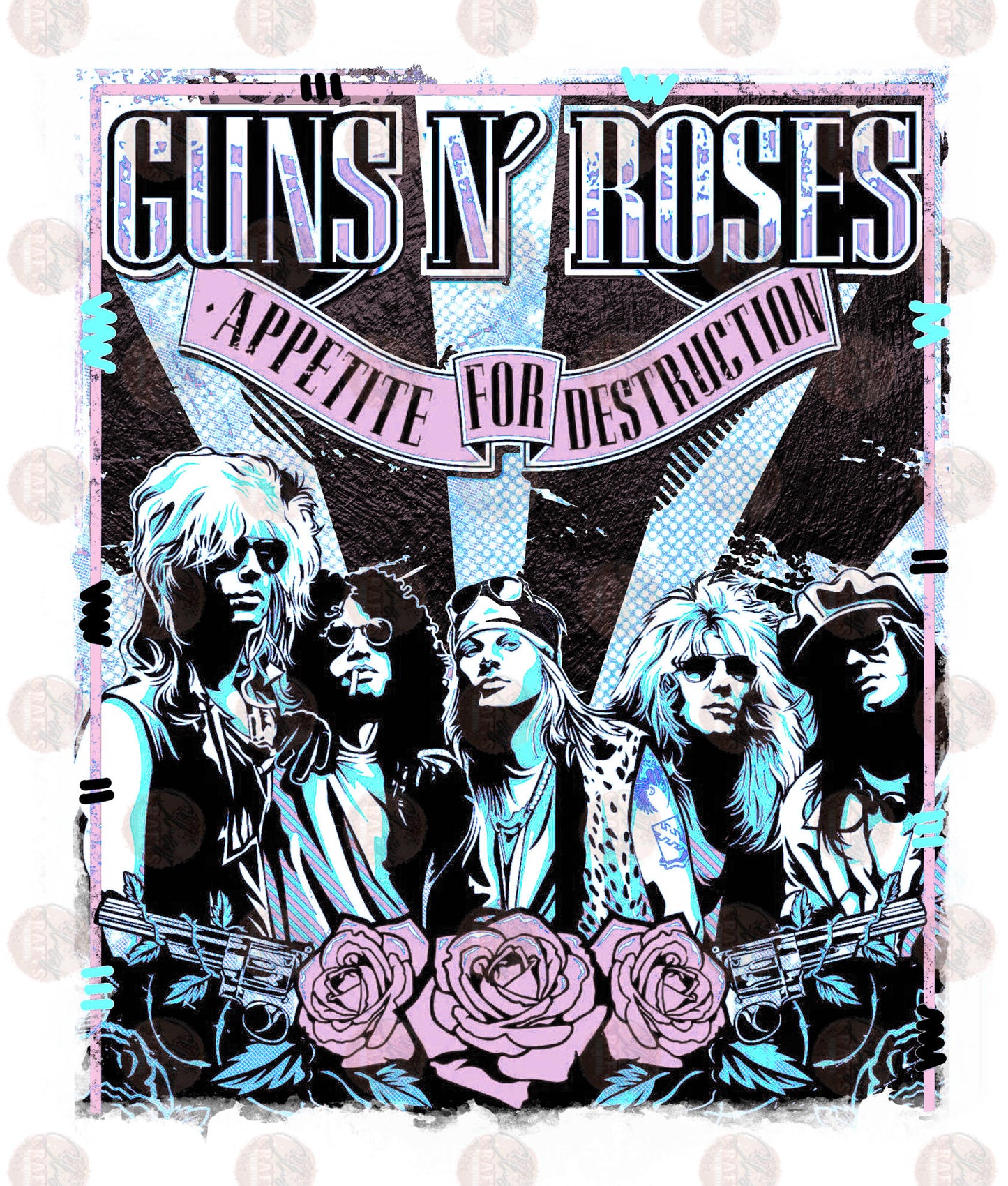 G Rose Baby Pink Transfer