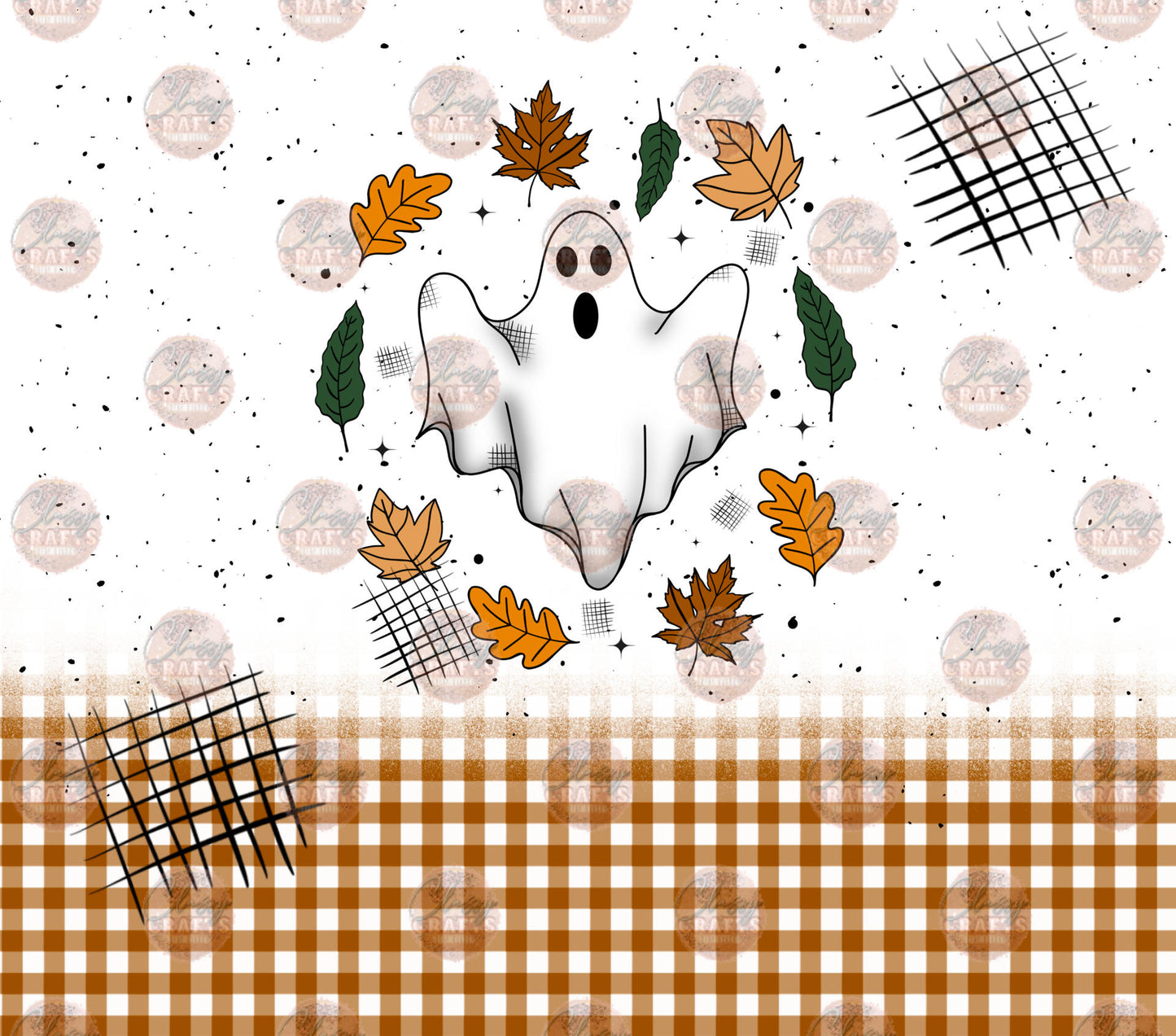 Ghost Leaves Tumbler