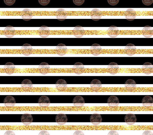 Gold Black Line Tumbler Wrap