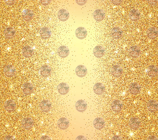 Gold Glitter 1 Tumbler Wrap