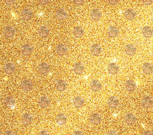 Gold Glitter 2 Tumbler Wrap
