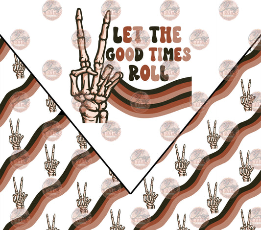 Good Times Roll Tumbler Wrap