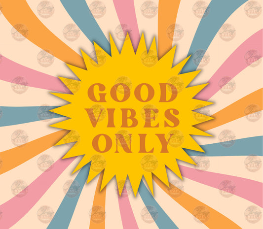 Good Vibes Only Tumbler Wrap