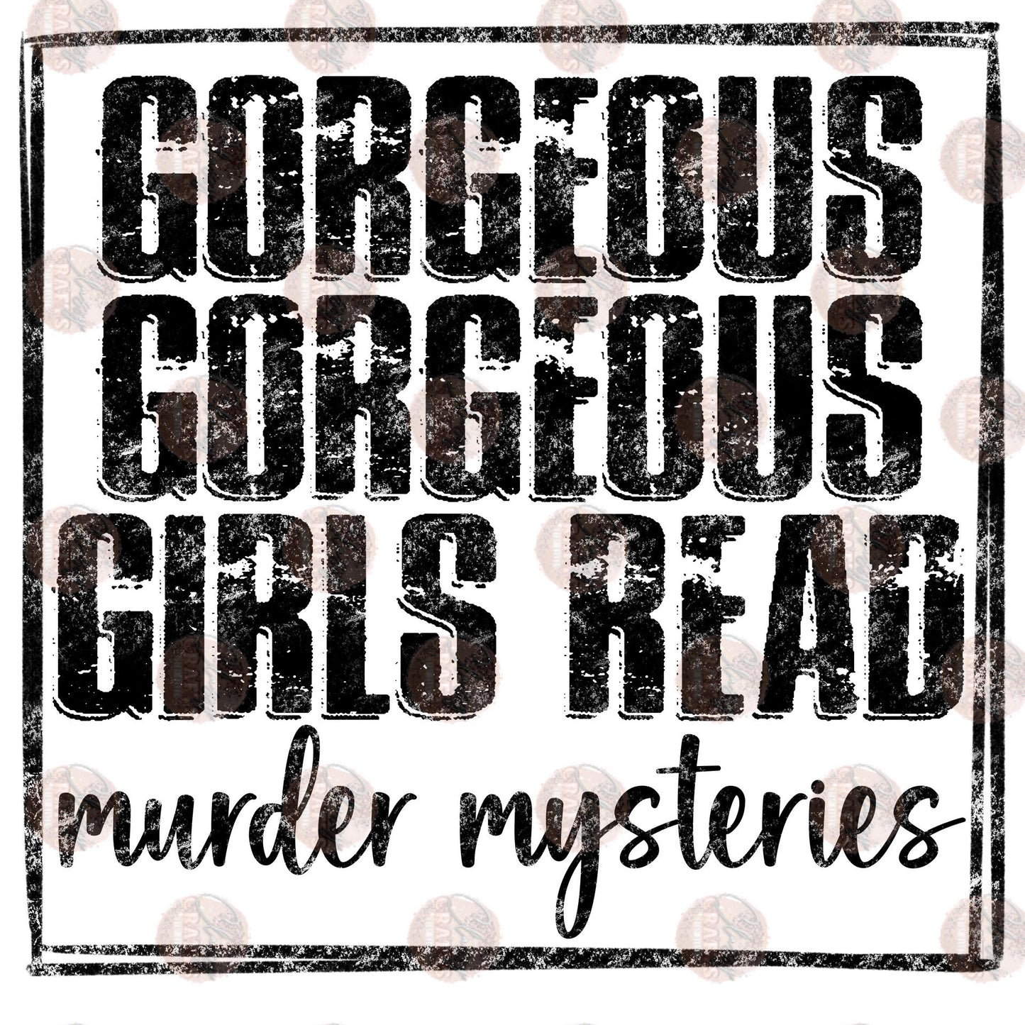 Gorgeous Girls Read Murder Mysteries Transfer
