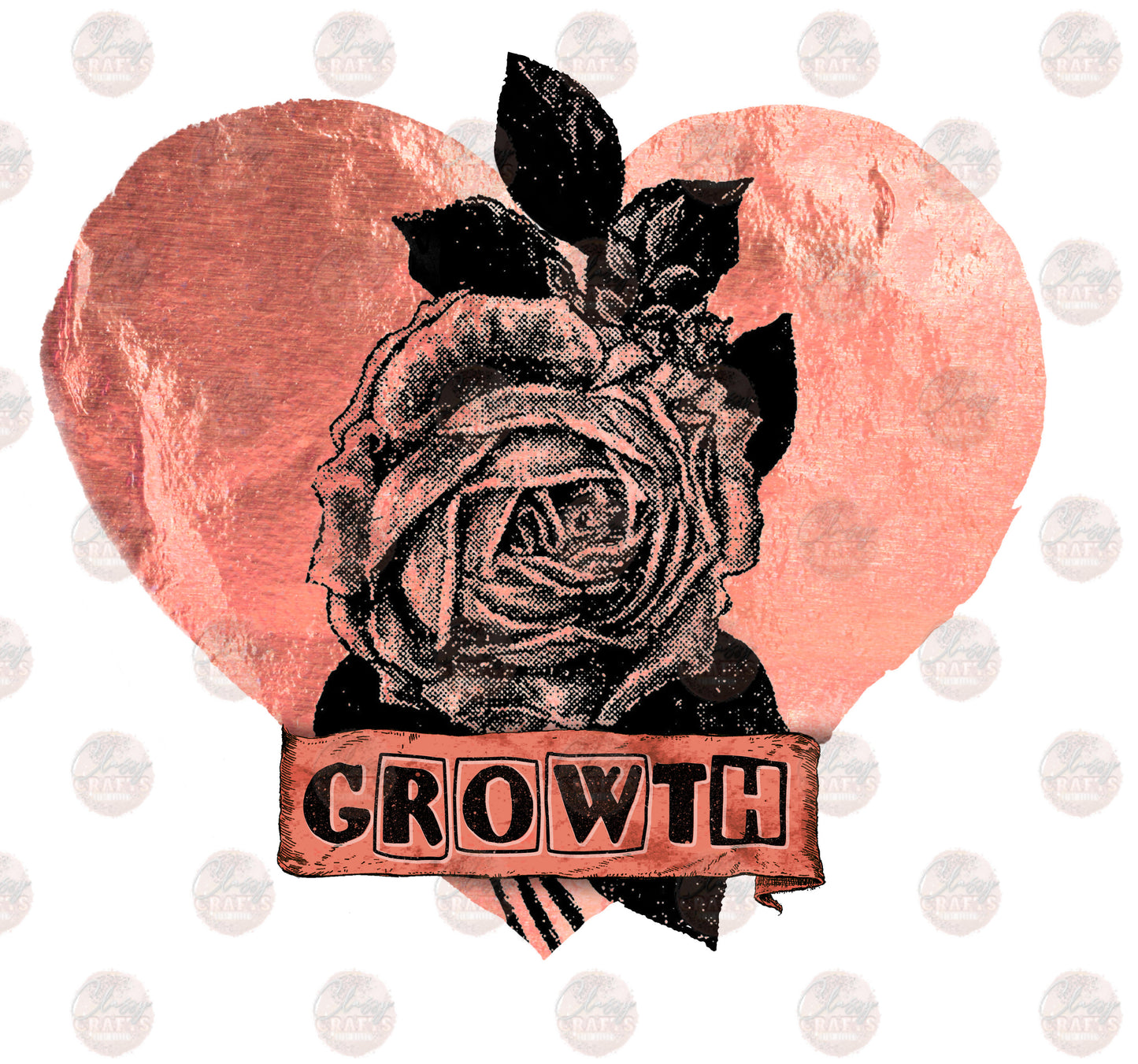 Growth Rose Transfer
