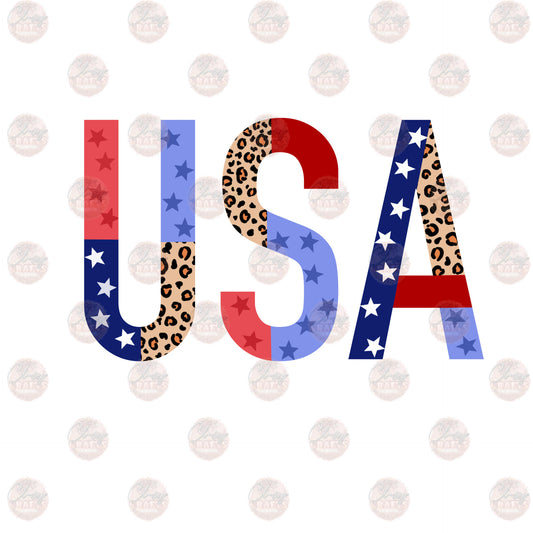 Hand Dyed USA- Sublimation Transfer