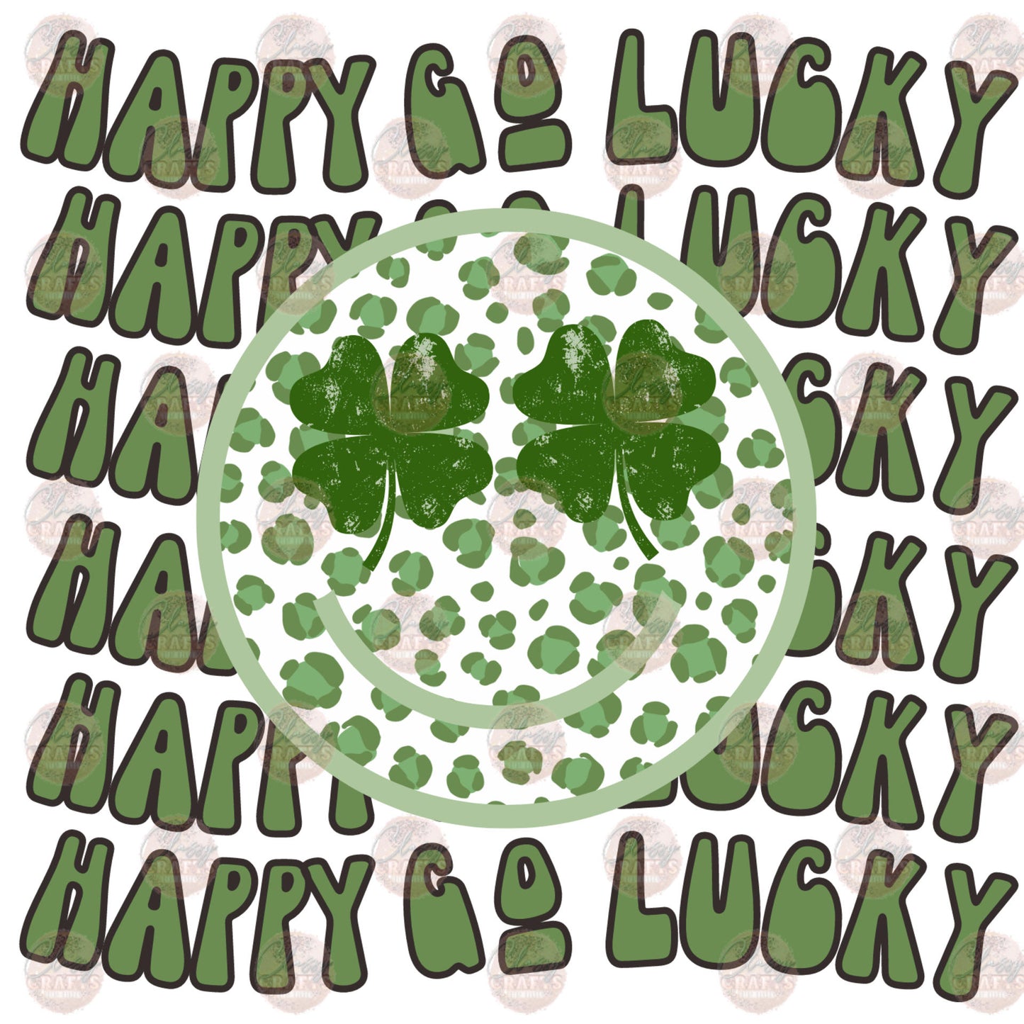 Happy Go Lucky Retro Transfer