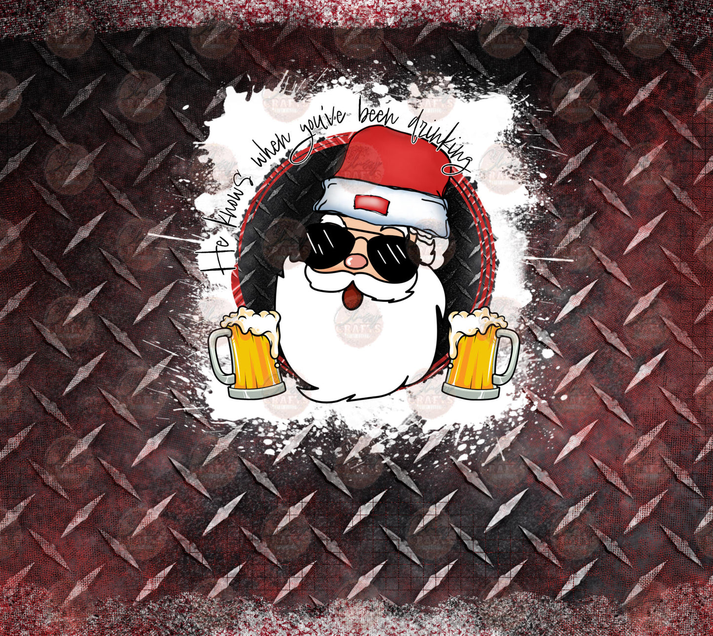 He Knows When You've Been Drinking 2 Tumbler Wrap