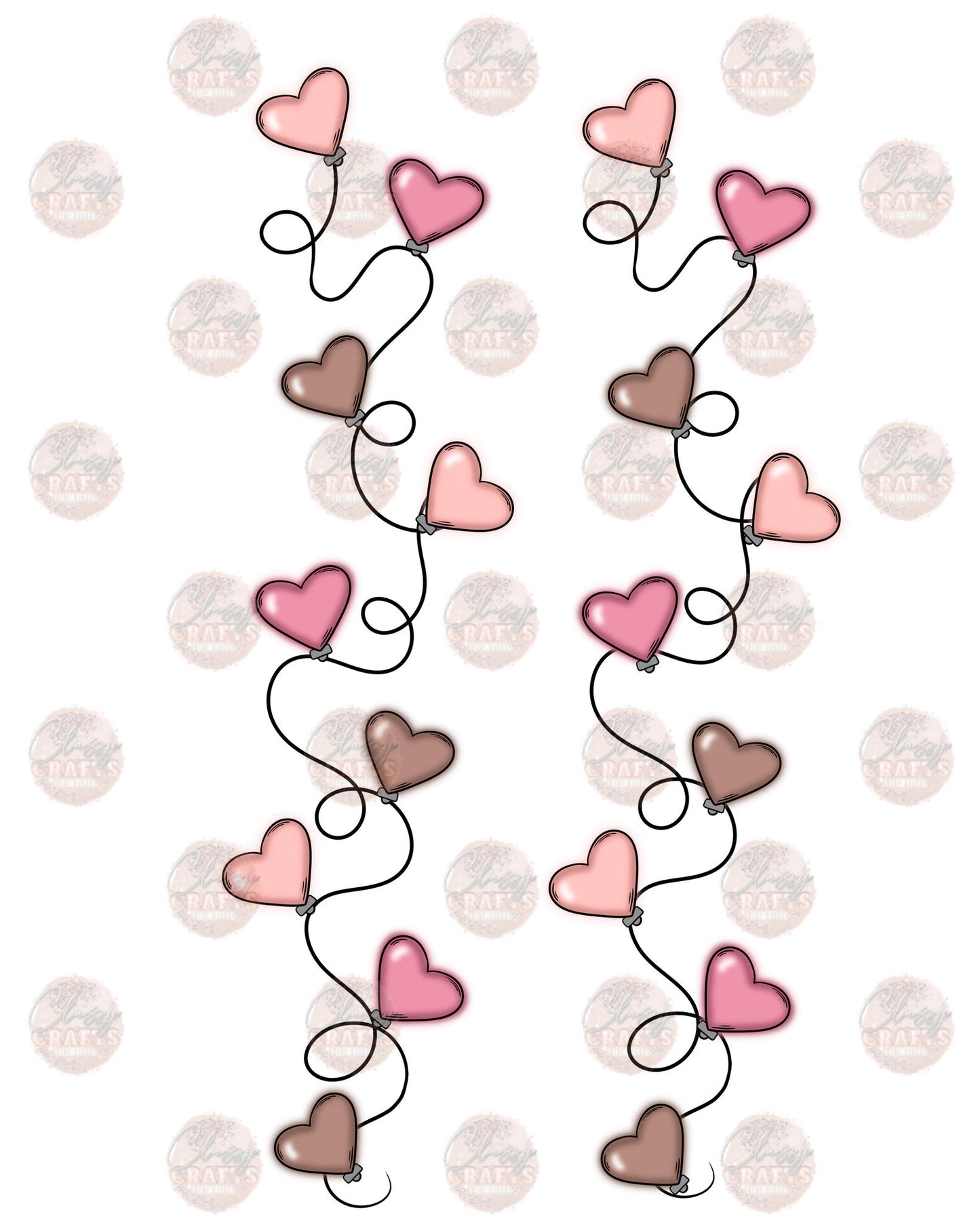 Heart Light Sleeve Transfer