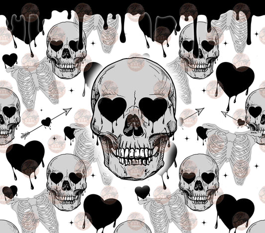 Heart Skellie Tumbler Wrap