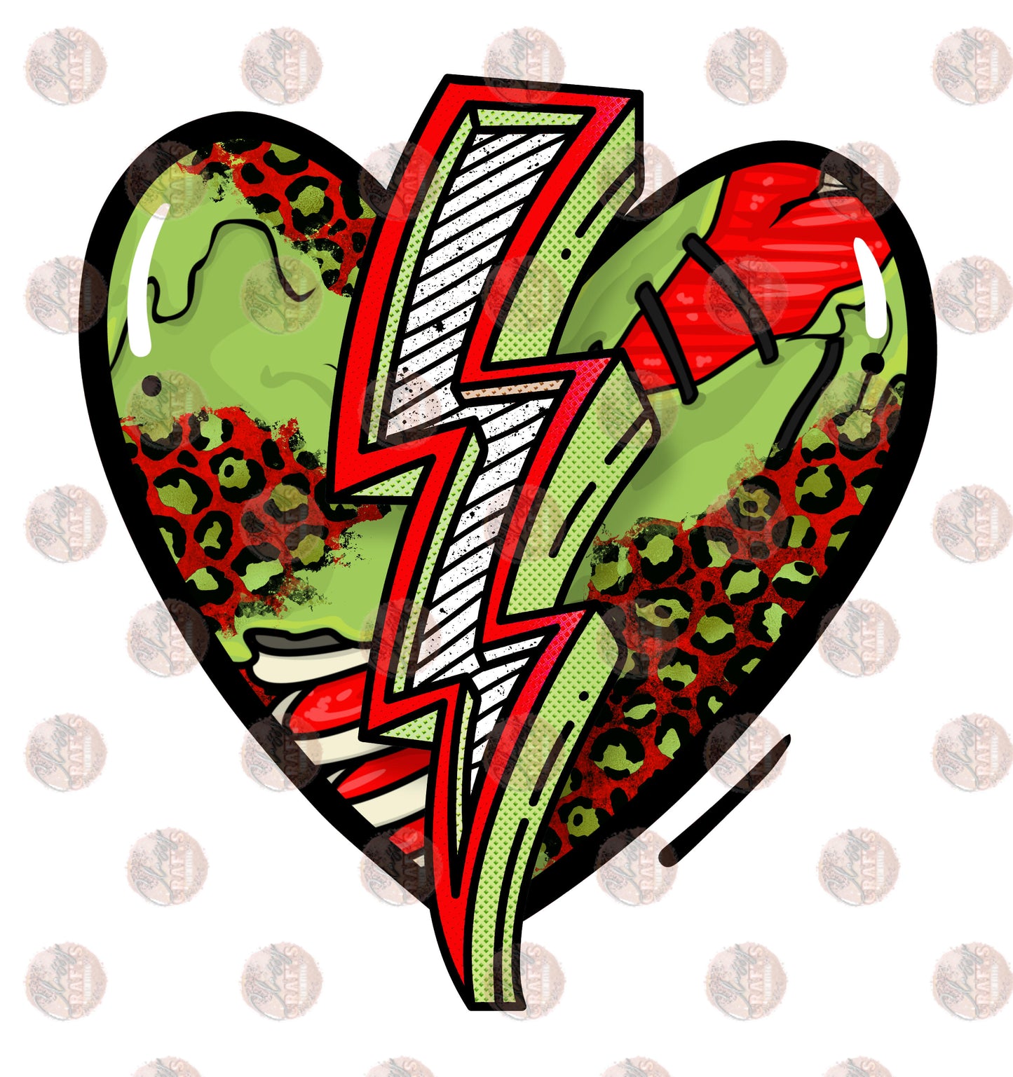 Heart Zombie** TWO PART* SOLD SEPARATELY** Transfer