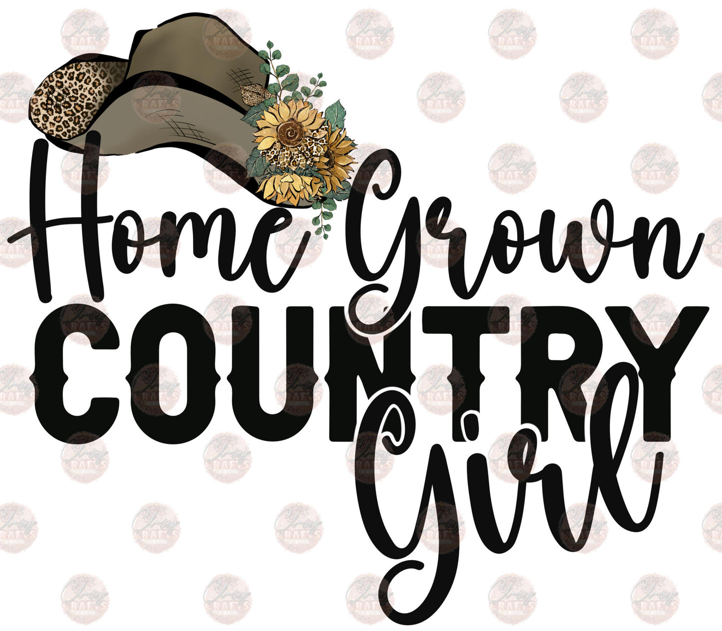 Home Grown Country Girl Transfer