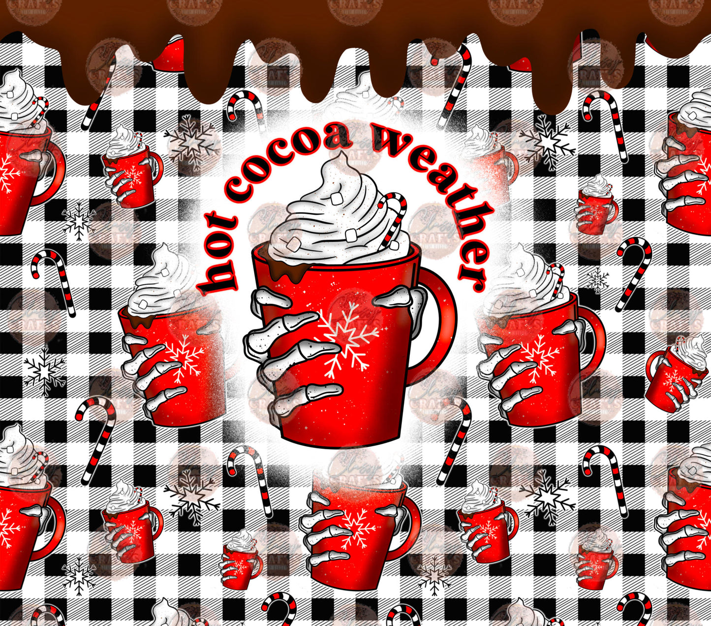 Hot Cocoa Skelly 2 Tumbler