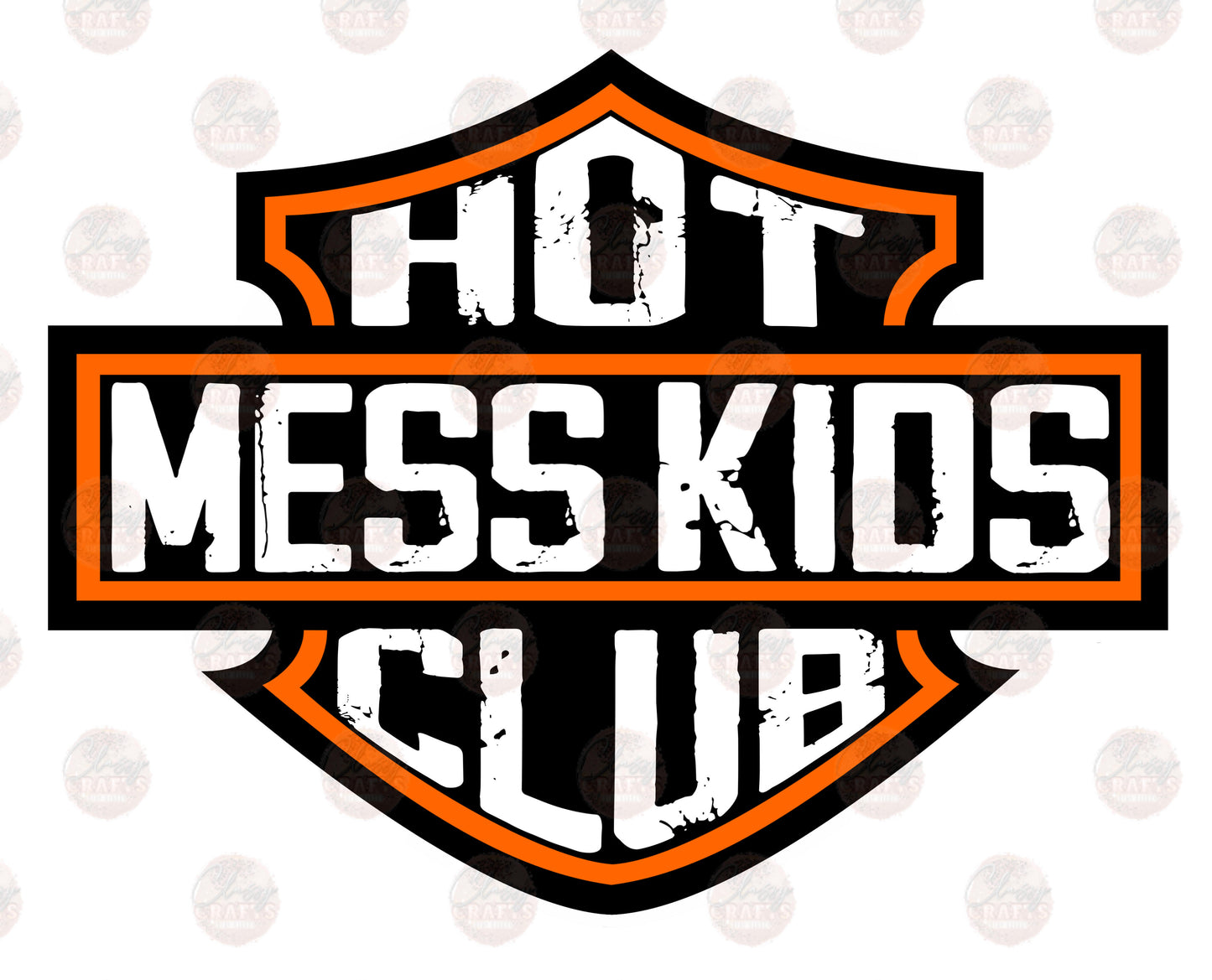 Hot Mess Kids /Orange Transfer
