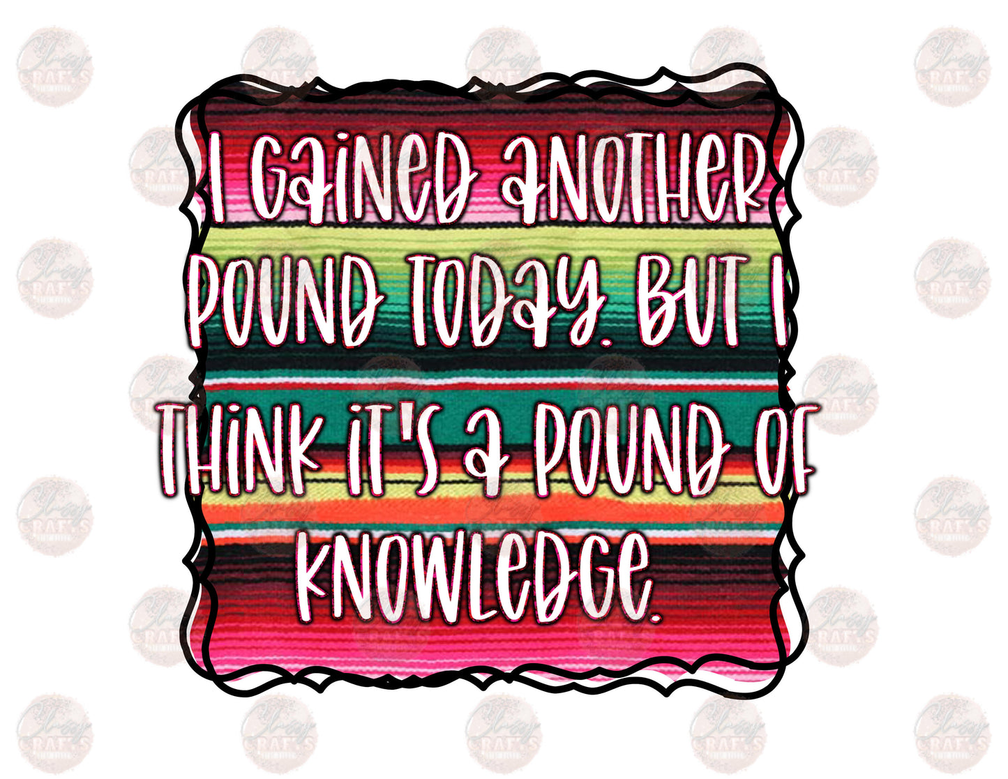 I Gained A Pound Transfer