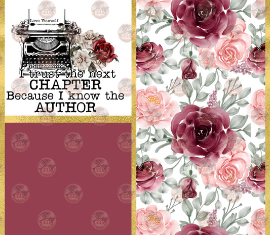 I Know The Author Tumbler Wrap