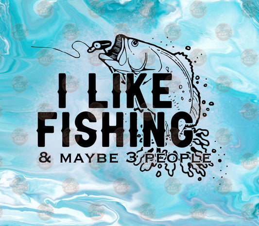 I Like Fishing Tumbler Wrap