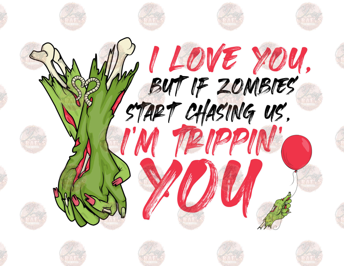 I Love You Zombies Color Transfer