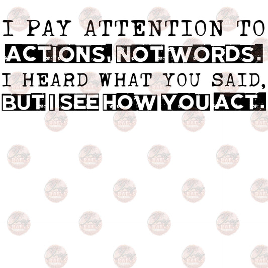 I Pay Attention Transfer