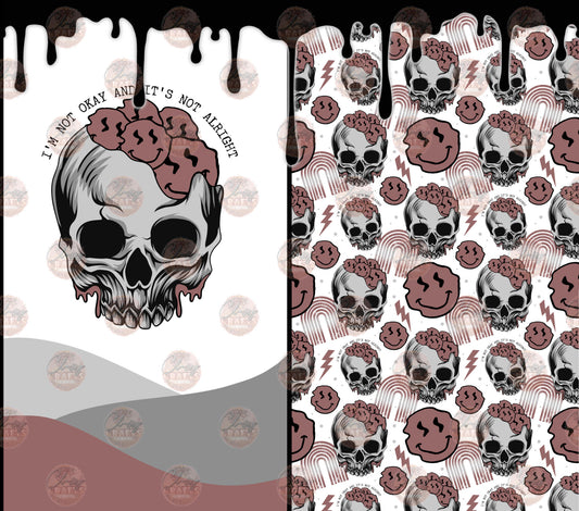 I'm Not Okay Tumbler Wrap