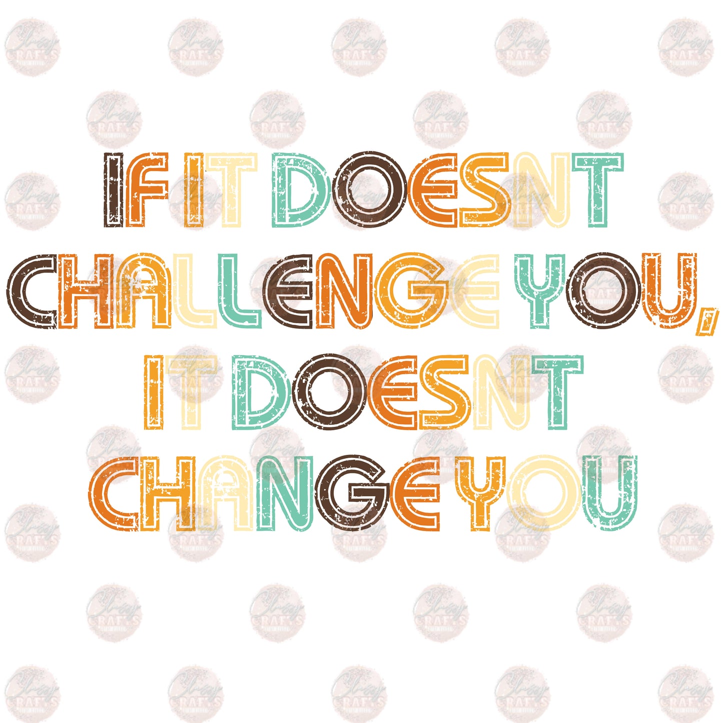 If It Doesn't Challenge You/ Color Transfer