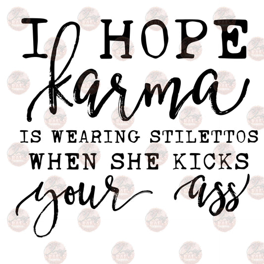 Karma Stilettos Transfer