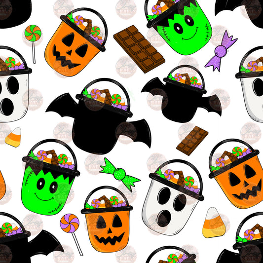 Kids Halloween Seamless Wrap