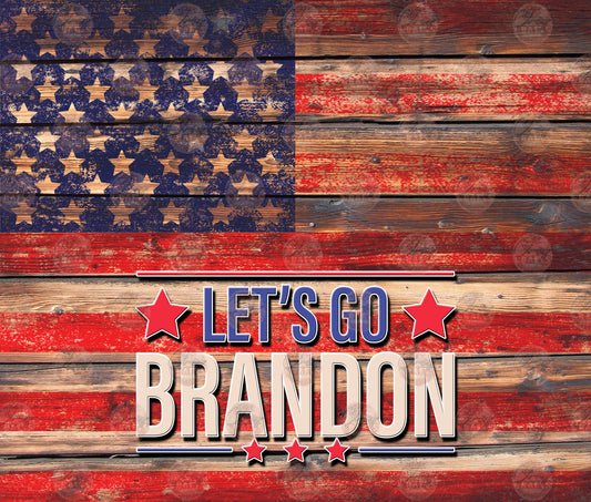 LGB Wooden Flag Tumbler Wrap