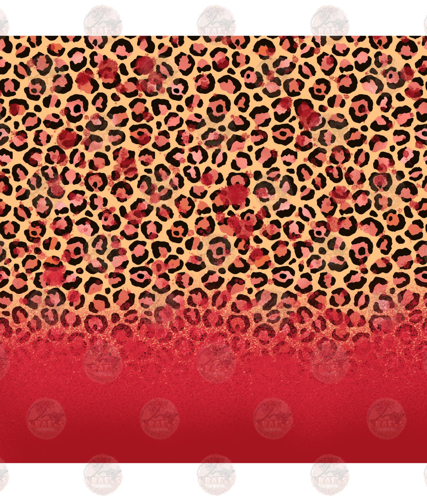 Leopard Christmas Sleeve 2 Transfer