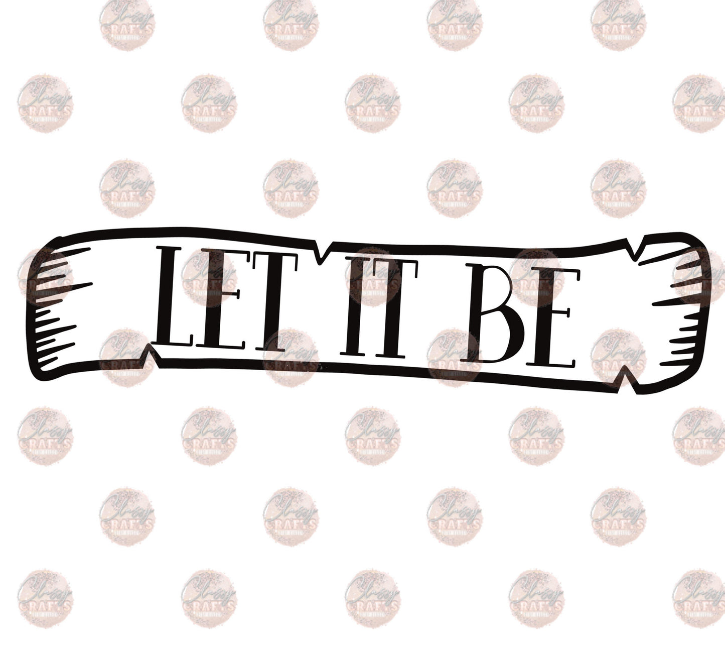 Let It Be B&W Transfer