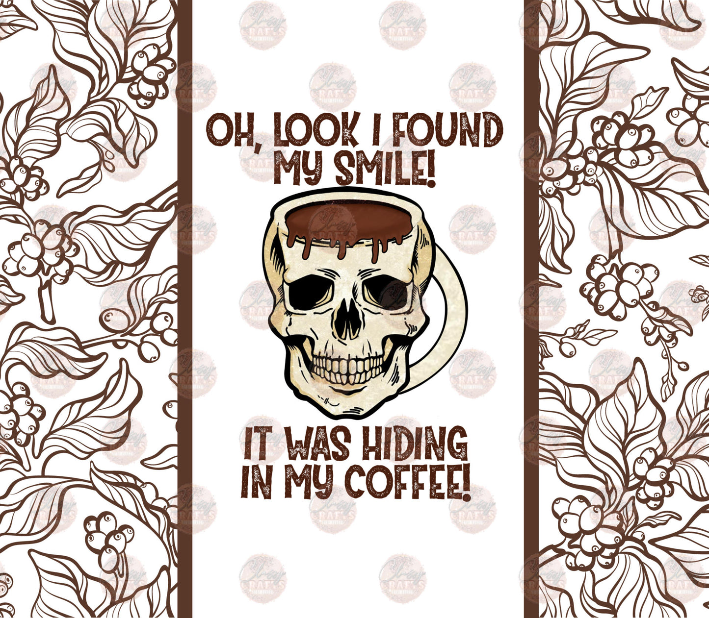 Look I Found My Smile Tumbler Wrap