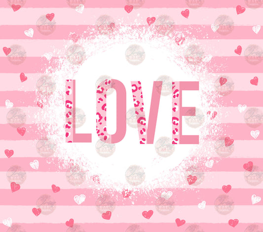 Love Pattern Tumbler Wrap