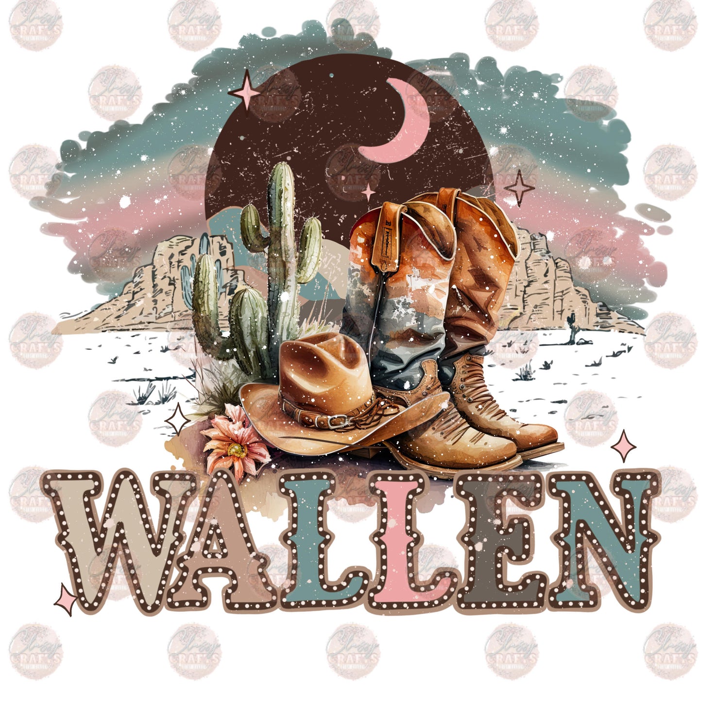 M.W. Western Pastel Transfer