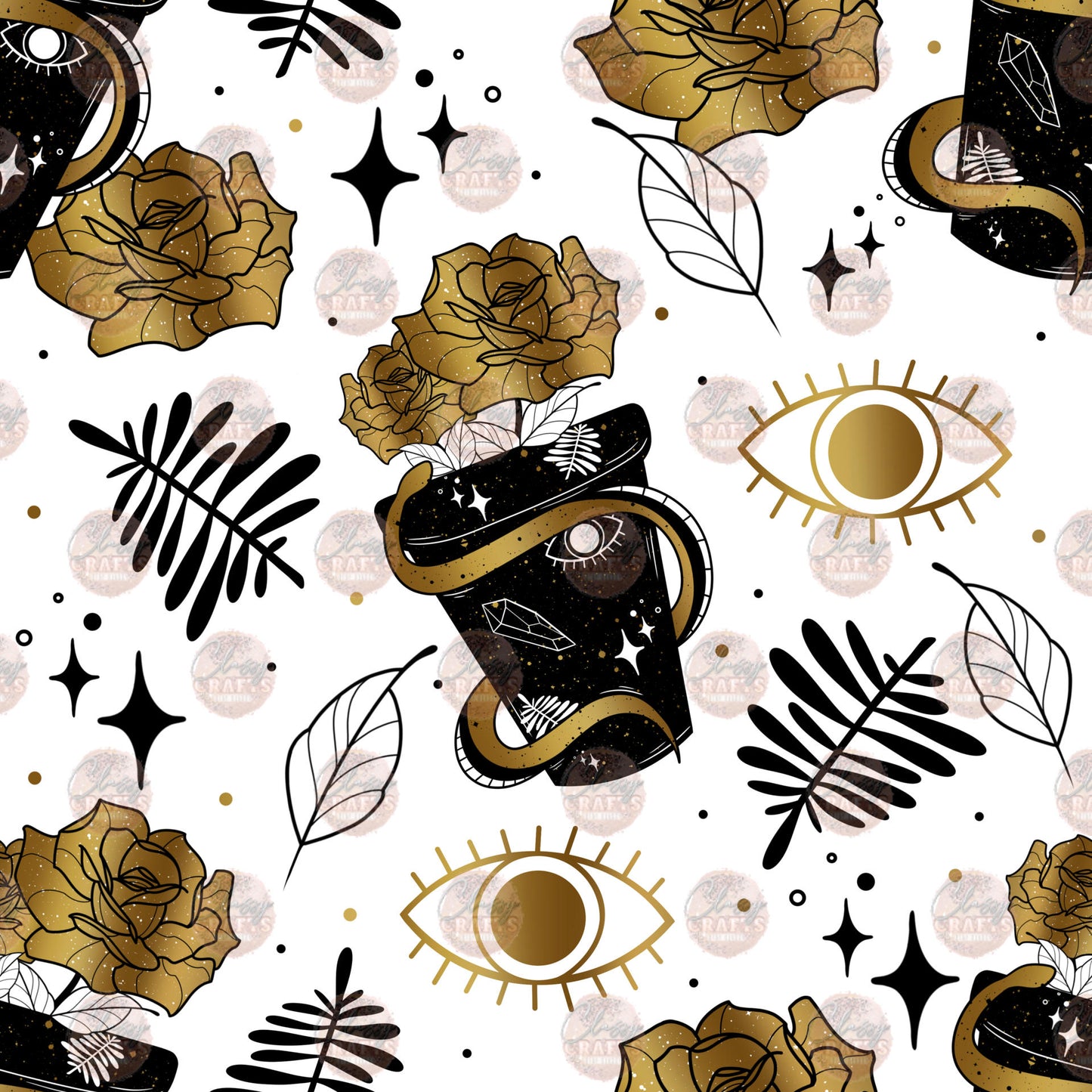 Magical Flower Pot 1 Seamless Wrap