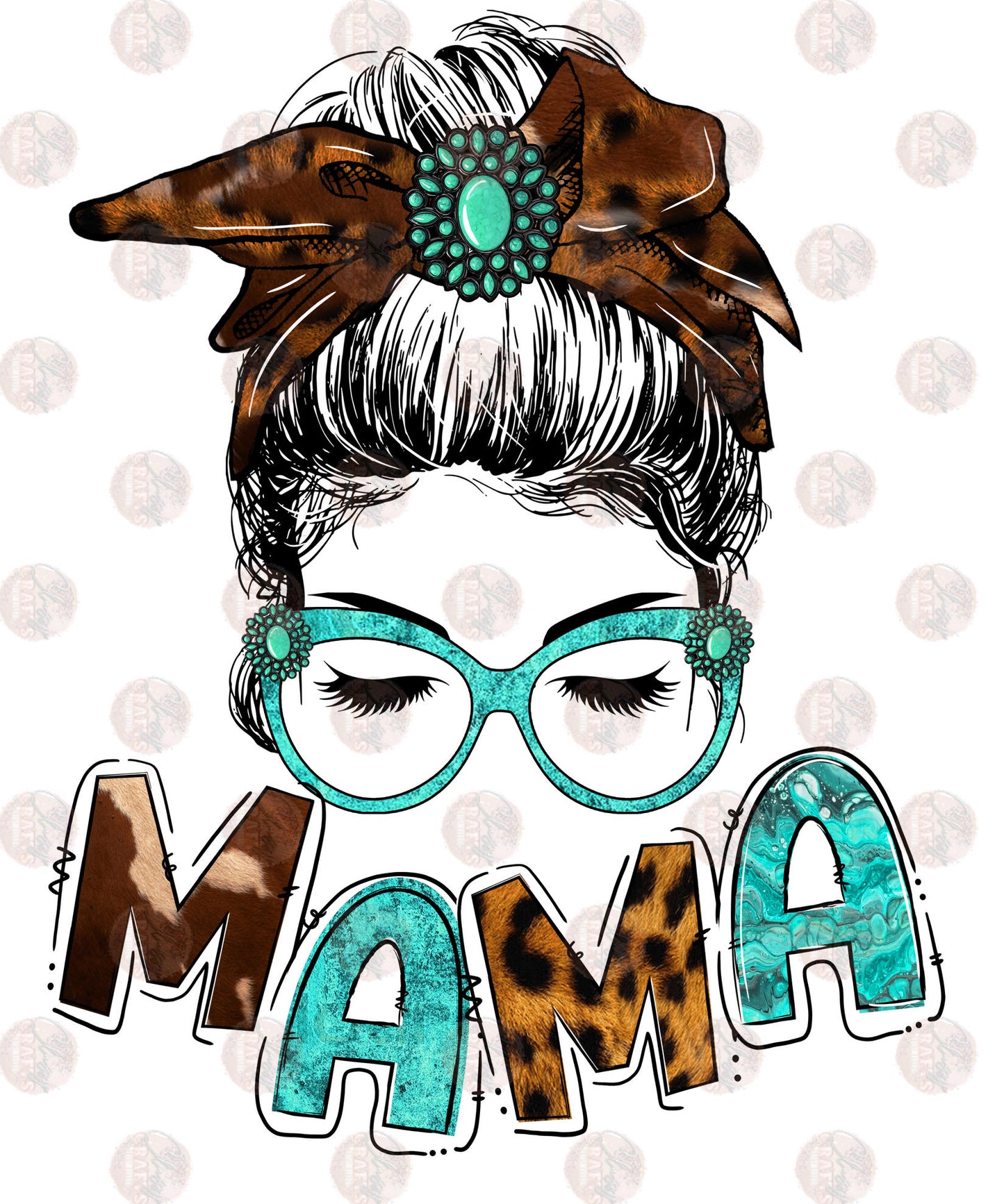Mama- Cow Hide Transfer