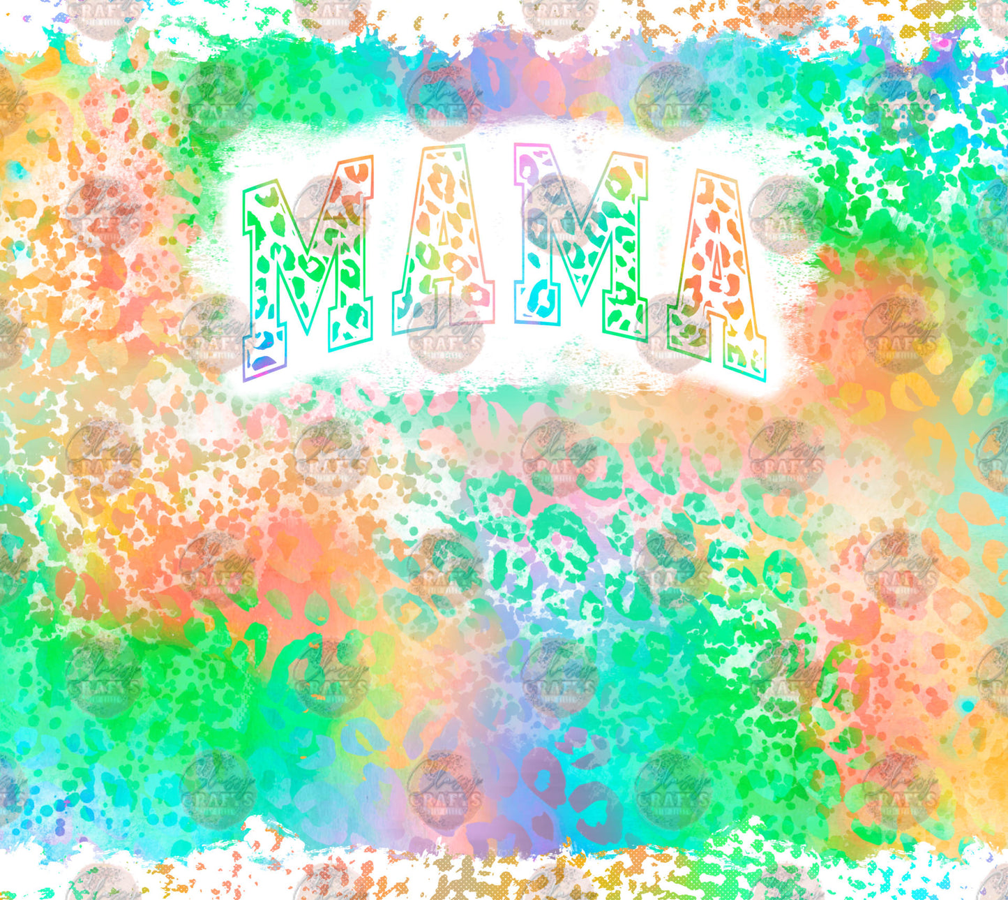 Mama Leopard Tumbler Wrap